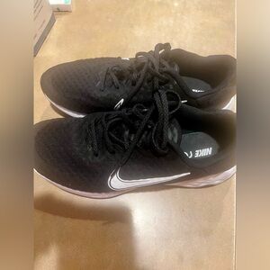 Nike Black and Teal Sneakers